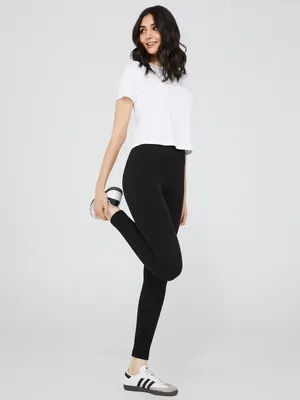 Textured Fleece Lined Seamless Leggings, /