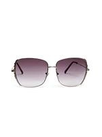 Metal Aviator Sunglasses