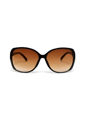 Oversized Round Frame Sunglasses