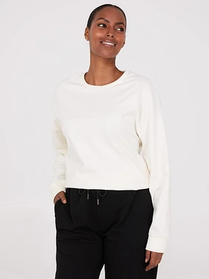 Loose Fit Fleece Sweatshirt