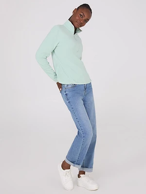 Half-Zip Polar Fleece Top