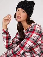 Speckled Ribbed Beanie