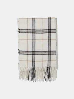 Soft Brushed Plaid Scarf