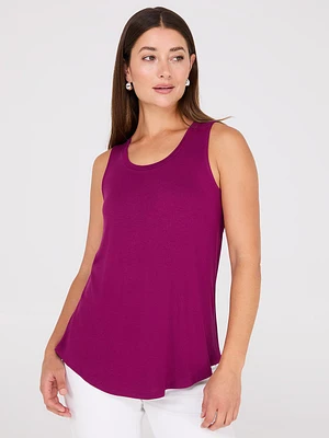 Scoop Neck Swing Tank Top