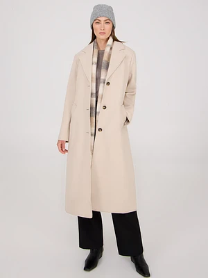 Single-Breasted Maxi Coat