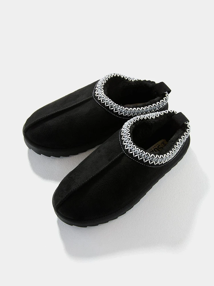 Faux Suede Slippers