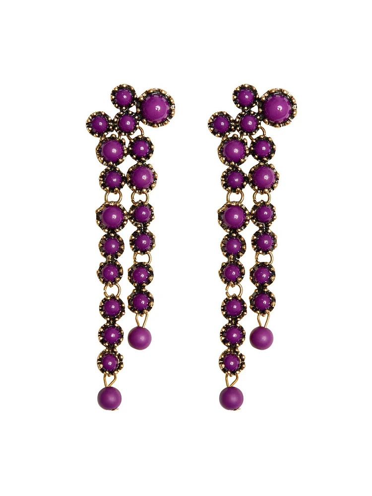 Boucles d'oreilles linéaires