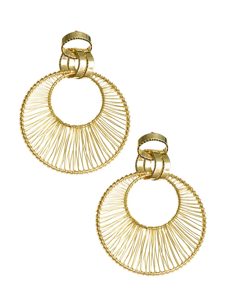 Boucles d'oreilles créoles tendance