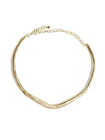 Collier avec détail pavé