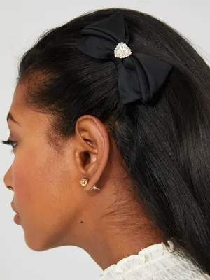 2-Pack Of Bow Hair Clips