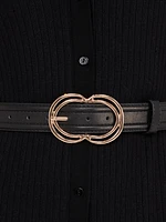 Double Loop Buckle Belt