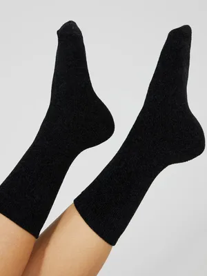 2-Pack of Nordic Print Chenille Socks