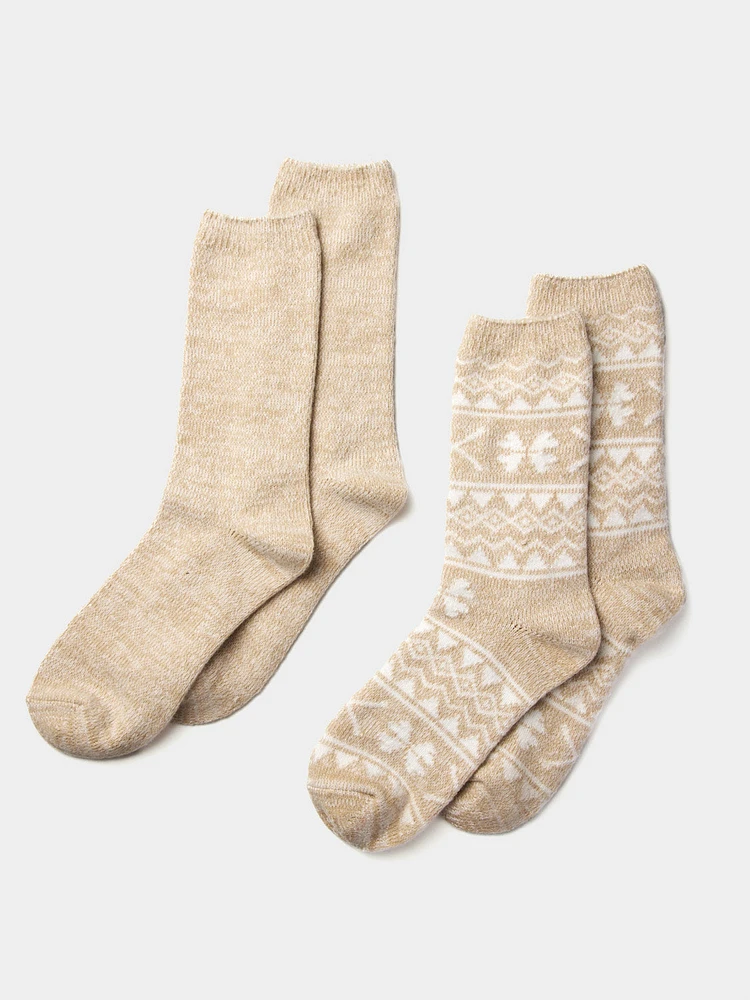 2-Pack Crew Socks