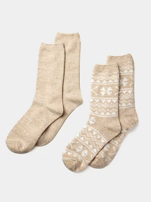 2-Pack Crew Socks