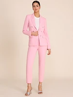 Single-Breasted Peak Collar Blazer