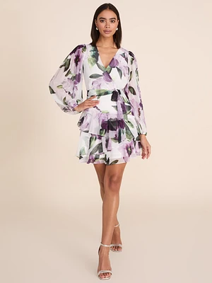 Fit & Flare Floral Mini Dress