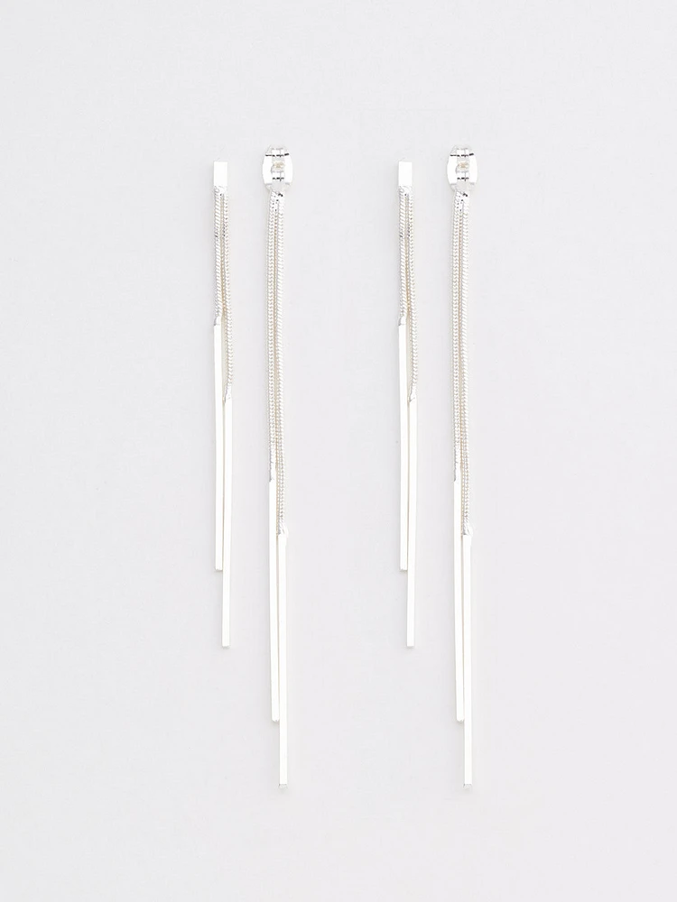 Metal Fringe Earring