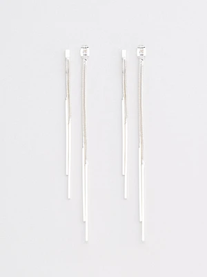 Metal Fringe Earring