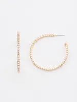 Jewelled Hoop Earrings