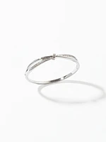 Bangle Bracelet With Knot Detail