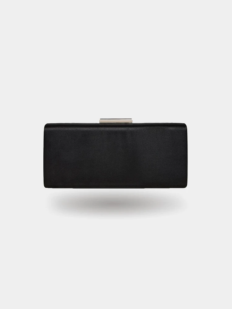 Black Satin Clutch