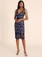 Lace V-Neck Sheath Dress