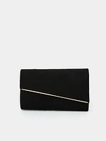 Faux Suede Clutch