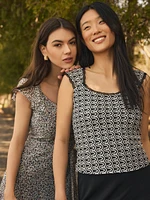 Sleeveless Zig-Zag Crochet Top
