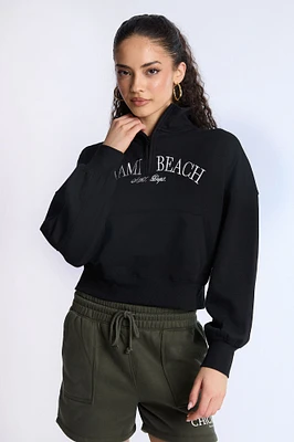 Sweat-shirt à quart de zip