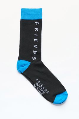 Friends Graphic Jacquard Crew Socks