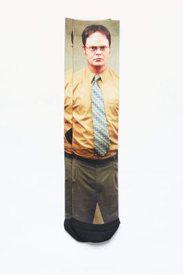 The Office Dwight Graphic Crew Socks