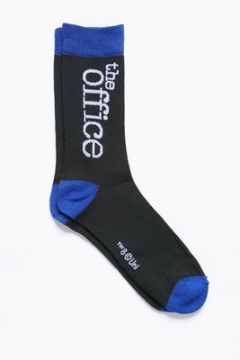 The Office Logo Graphic Crew Socks