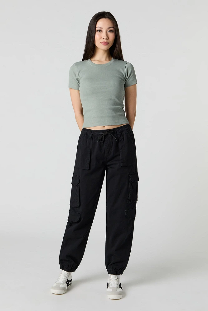 Drawstring Cargo Jogger