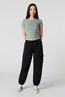 Drawstring Cargo Jogger