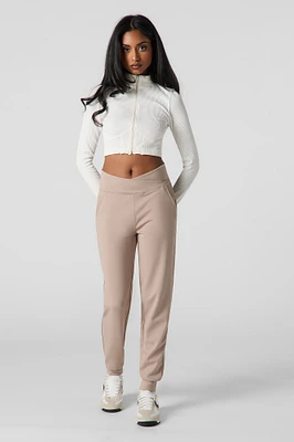 Soft Foldover Waist Jogger