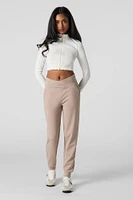 Jogger doux avec bande pliée