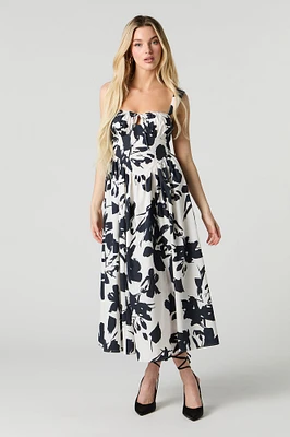 Corset A-Line Maxi Dress