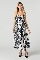 Corset A-Line Maxi Dress