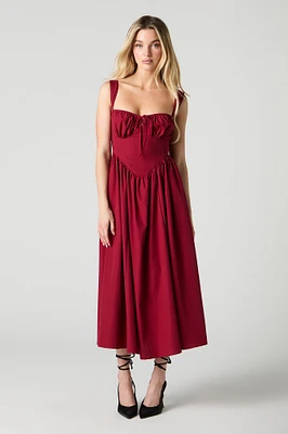 Corset A-Line Maxi Dress
