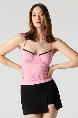 Corset avec encolure en cœur