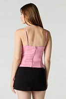 Corset avec encolure en cœur