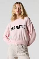 Jacquard Knit Skimmer Sweater