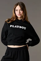 Haut à capuchon imprimé Playboy
