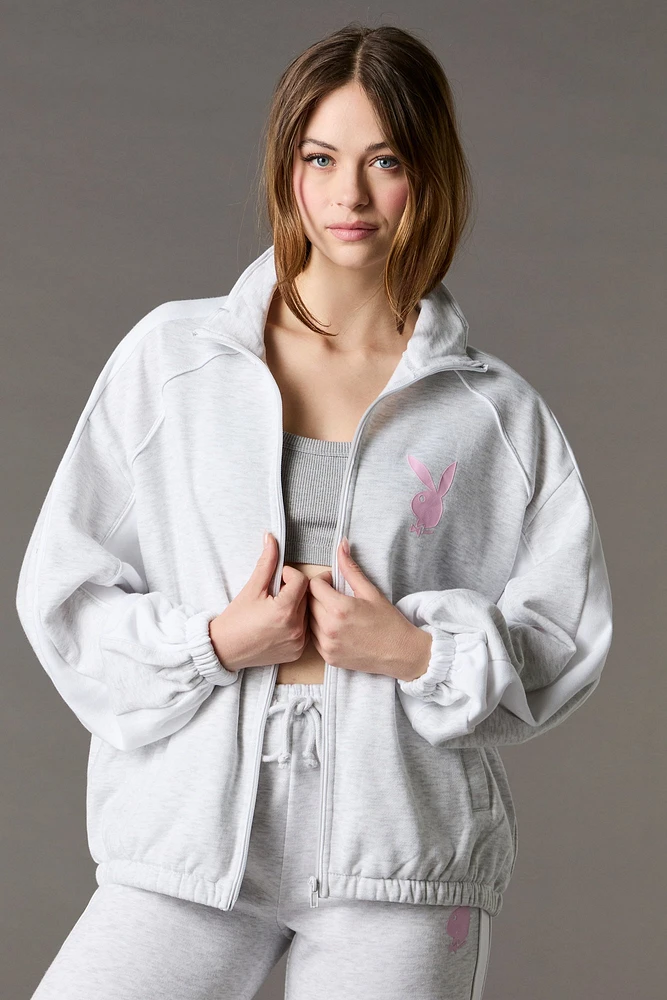 Jacket à blocs de couleurs imprimé Playboy