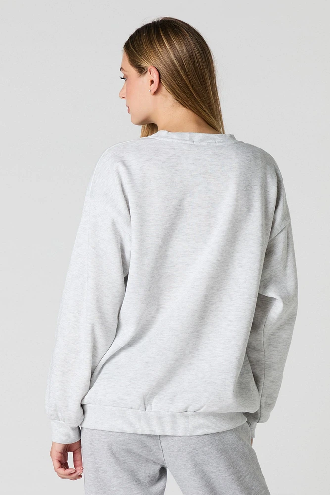Oversized Fleece Sweatshirt
