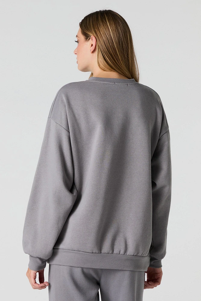 Oversized Fleece Sweatshirt