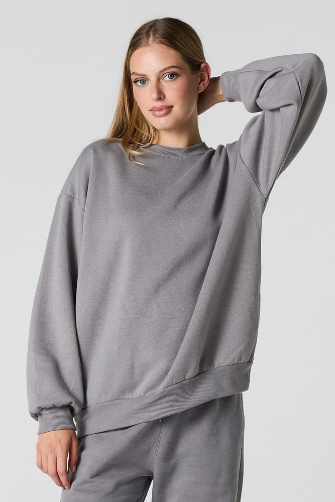 Oversized Fleece Sweatshirt