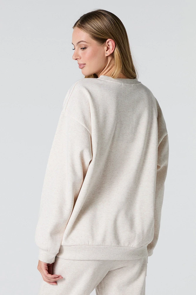 Oversized Fleece Sweatshirt