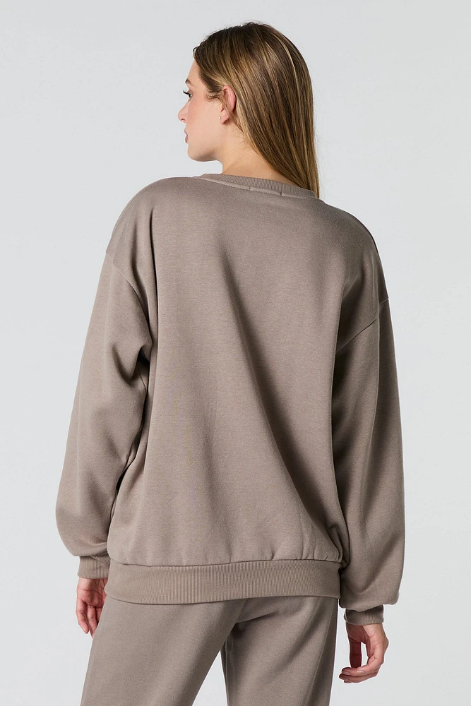Oversized Fleece Sweatshirt