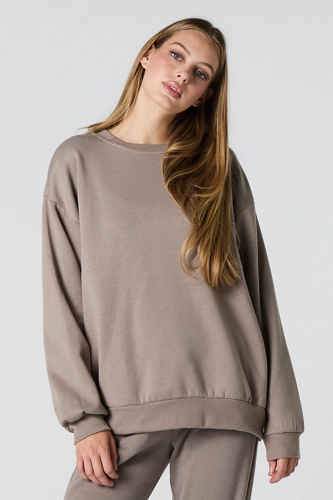 Oversized Fleece Sweatshirt